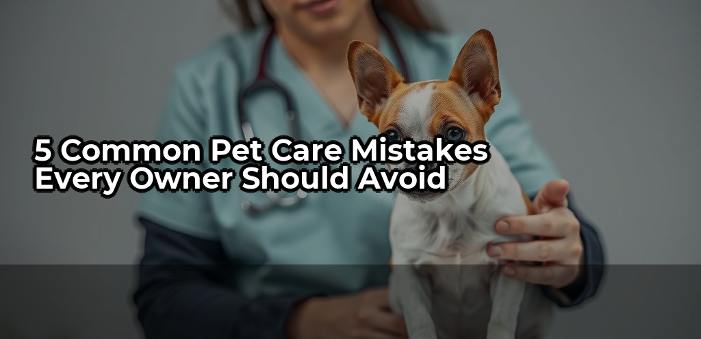 5 Common Pet Care Mistakes Every Owner Should Avoid