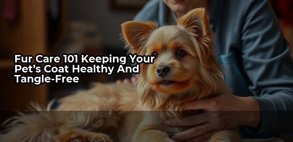 Fur Care 101 Keeping Your Pets Coat Healthy And Tangle Free