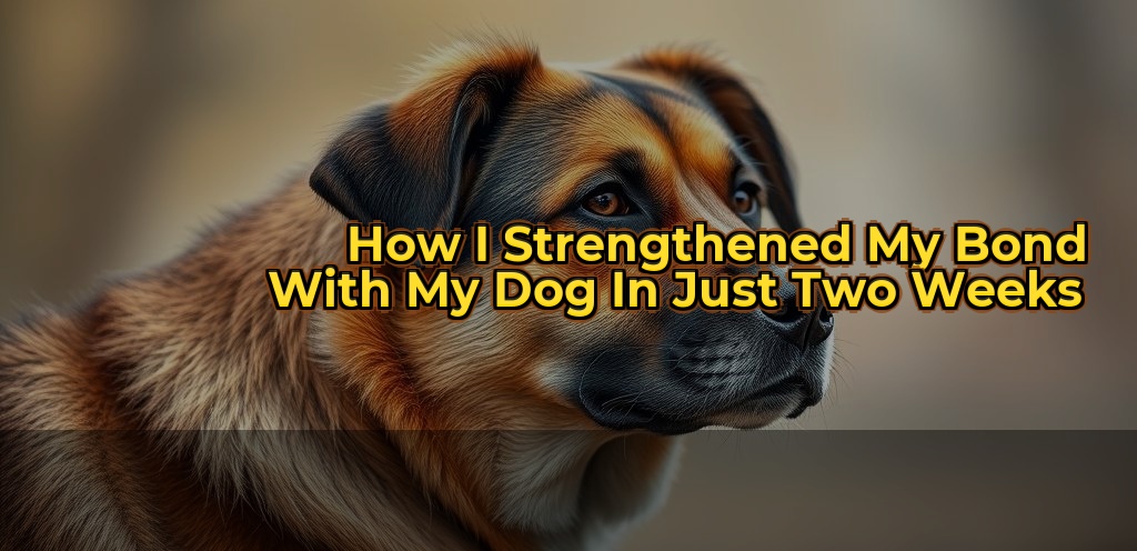How I Strengthened My Bond With My Dog In Just Two Weeks
