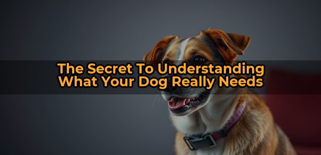 The Secret To Understanding What Your Dog Really Needs