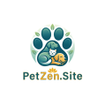 PetZen.Site logo featuring a dog, cat, and paw print icon for pet health and wellness blog
